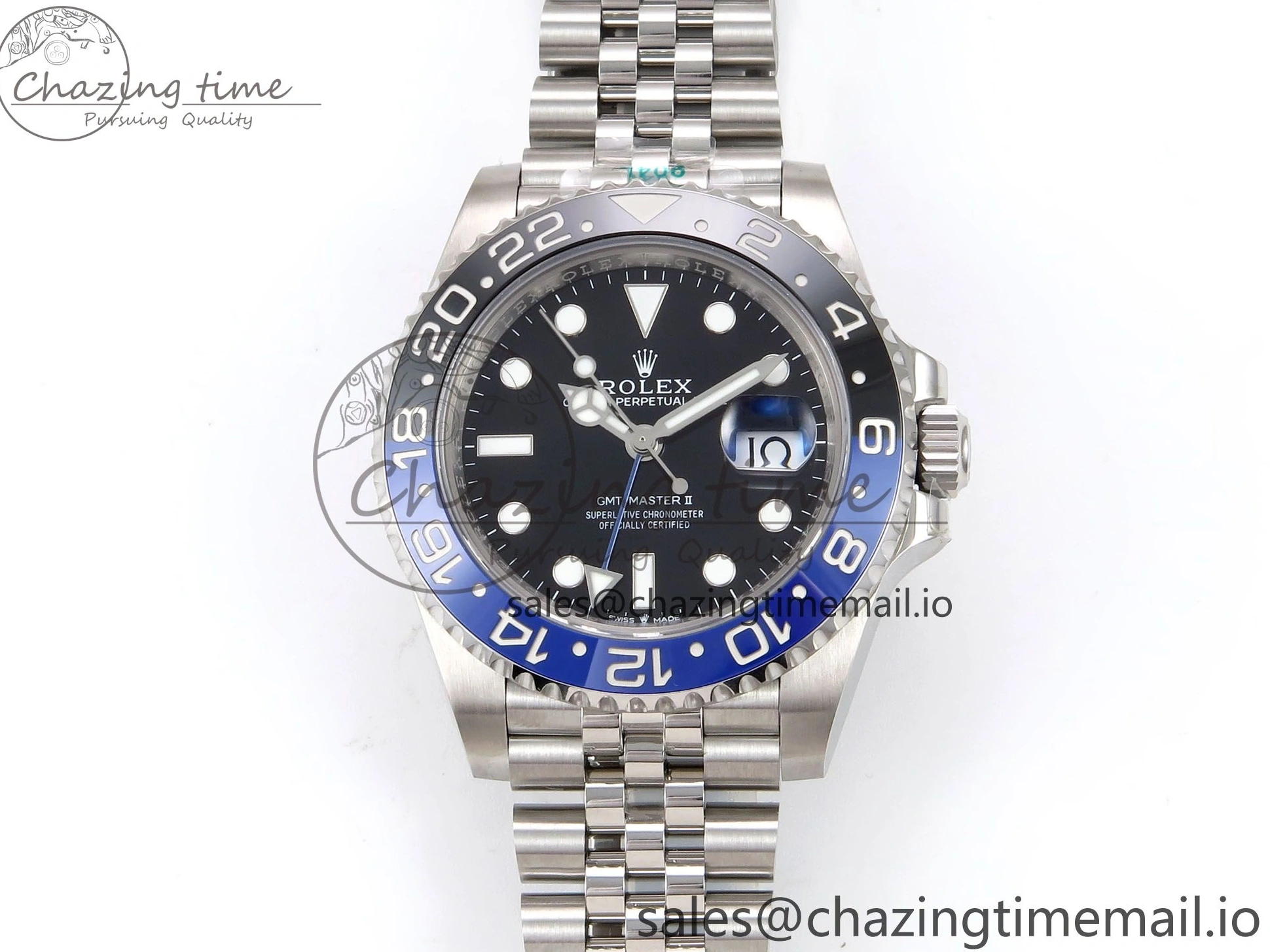 MiroTime 1220 GMT-Master II 126710 BLNR ZF 1:1 Best Edition on Jubilee Bracelet SH ComfortFit 962